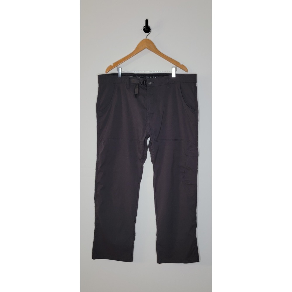 Prana Zion Pants Men's Size 40x30 Straight Leg Roll Up Tab Hiking Outdoors